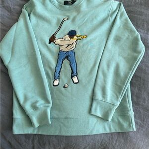 Eastside Golf Men’s Mint Green Golf Embroidered Sweater